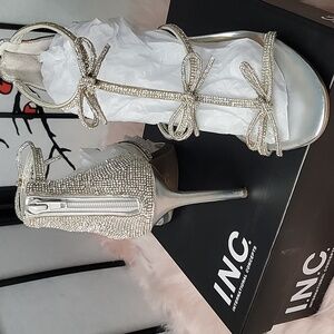 I.N.C Elegant Silver Strappy Women's Sandals